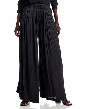L'Agence Haylo Wide Leg Pants - Black