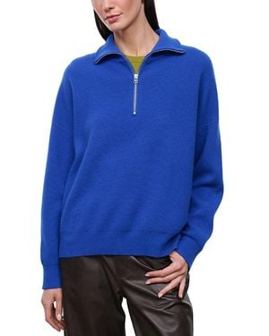 STAUD Hudson Cashmere Sweater - Blue