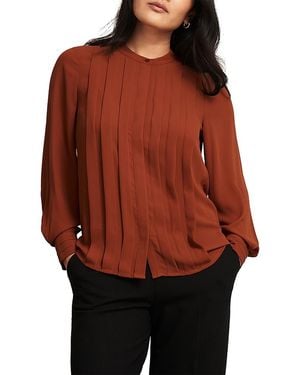 Hobbs Arizona Pleated Blouse - Red