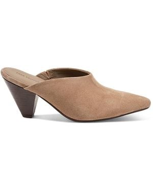 Free People Stellar Leather Mules - Brown