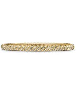 David Yurman Sculpted Cable Bangle Bracelet - Natural