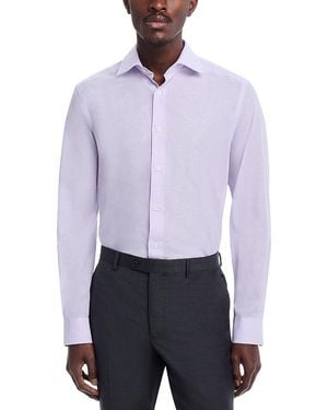 Jack Victor Linen & Cotton Shirt - Purple