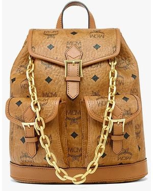 MCM Aren Vi Mini Backpack - Natural