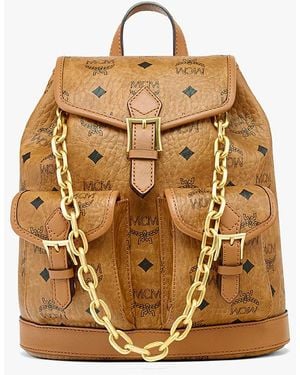 MCM Aren Vi Mini Backpack - Natural