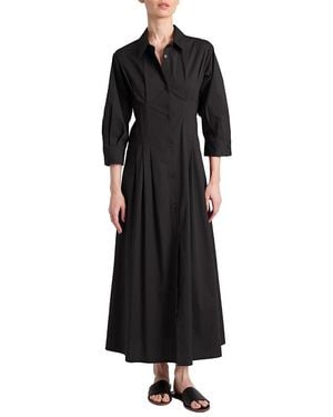 Santorelli Miley Midi Shirt Dress - Black