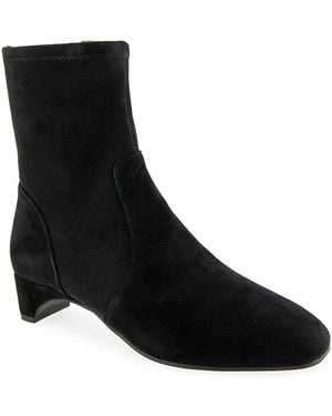 Gentle Souls Namaste Suede Ankle Boots - Black