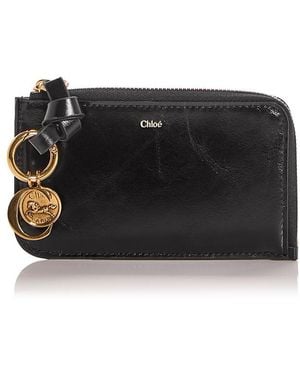 Chloé Alphabet Small Clutch Bag - Black