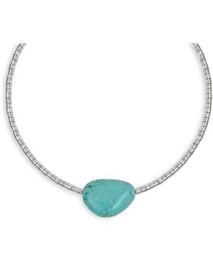Ettika Stone Collar Necklace, 16-21 - Blue