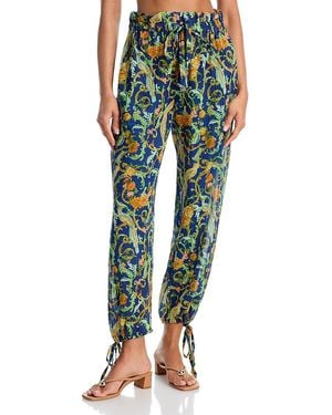Coniglio Palm Beach Royal Birds Beach Pants - Green