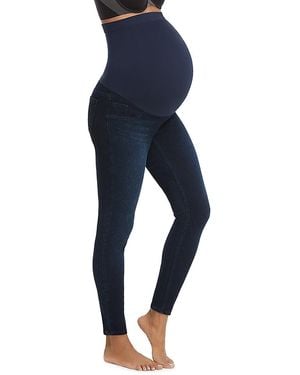 Spanx Mama Maternity Jean-Ish Ankle Leggings - Blue
