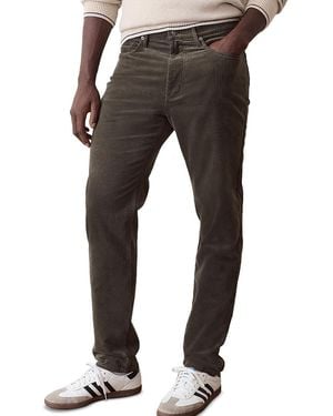 Marine Layer 5 Pocket Cotton Stretch Corduroy Pants - Black