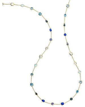 Ippolita 18K Rock Candy Multi Stone Mixed Cut Station Statement Necklace, 37 - Metallic