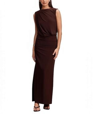 EVER NEW Leni Draped Backless Dress - Purple