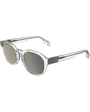 Canada Goose Como Round Sunglasses, 53Mm - Metallic