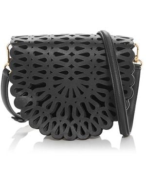 Jonathan Simkhai Mccall Laser Cut Leather Clutch - Black