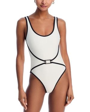 Solid & Striped The Melanie One Piece Swimsuit - White