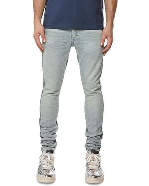 Purple Brand Skinny Fit Two Tone Jeans - Blue