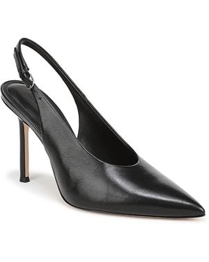 FAVORITE DAUGHTER Remy Leather Slingback Pumps - Black