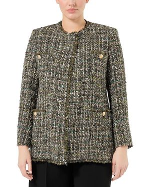 Marina Rinaldi Mrncardato Boucle Jacket - Multicolor