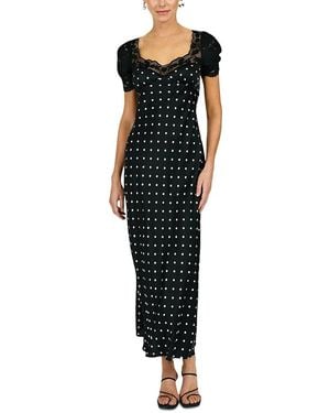 Line & Dot Sophie Maxi Dress - Black