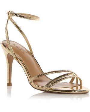 Aqua Crley Sandals - Metallic