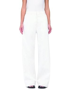 Another Tomorrow Carpenter Denim Pant - White