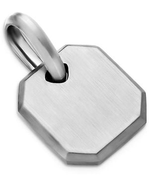 David Yurman Octagonal Amulet - Gray