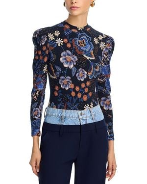 FARM Rio Bouquet Bodysuit - Blue