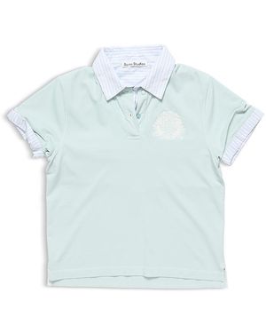 Acne Studios Layered Polo Shirt - Blue