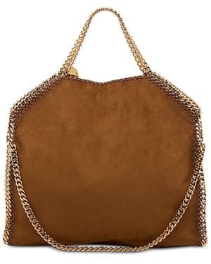 Stella McCartney Falabella Fold-Over Tote Bag - Brown