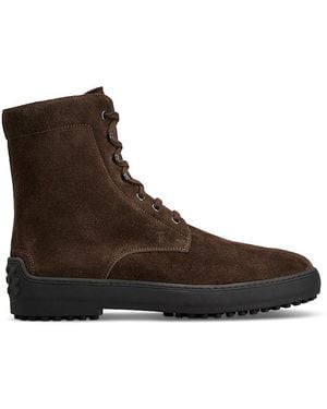 Tod's Winter Gommino Ankle Boots - Brown
