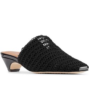 Donald J Pliner Gillespie Macrame Mules - Black