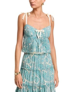 Cinq À Sept Hendrix Paisley Orianna Top - Blue