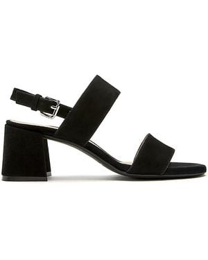 La Canadienne Flemming Suede Sandals - Black