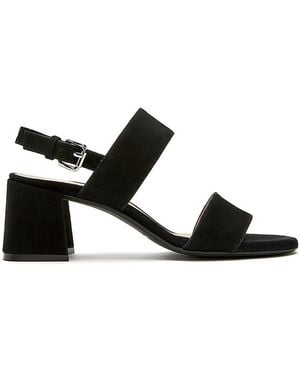 La Canadienne Flemming Suede Sandals - Black