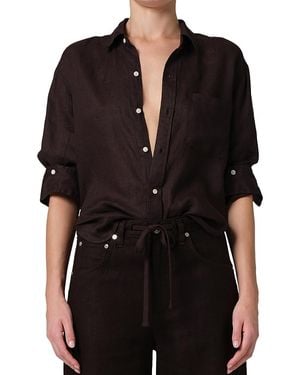 Citizens of Humanity Kayla Shrunken Top - Black