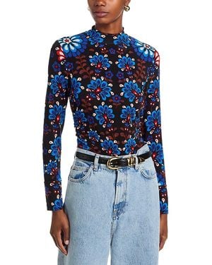 FARM Rio Ruched Top - Blue