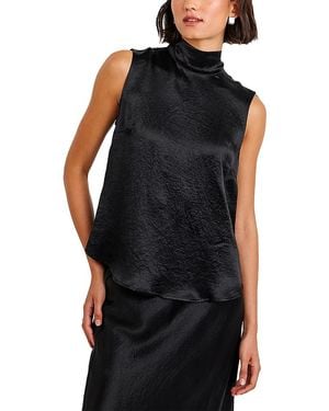 Bella Dahl Scarf Neck Blouse - Black