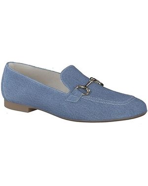 Paul Green Daphne Apron Toe Loafers - Blue