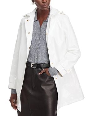 Jane Post Iconic Princess Rain Slicker Coat - White