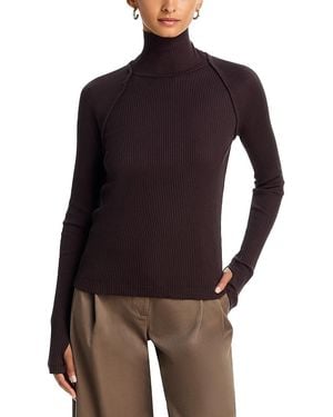 Helmut Lang Shrug Layer Turtleneck Sweater - Multicolor