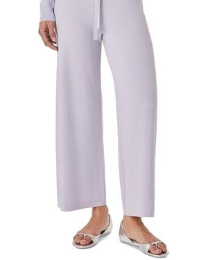 Splendid Christa Crop Sweater Pants - Purple