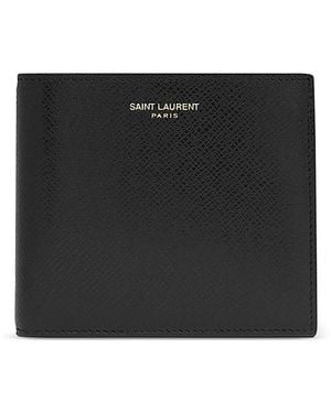 Saint Laurent Paris East/West Wallet With Coin Purse - Black