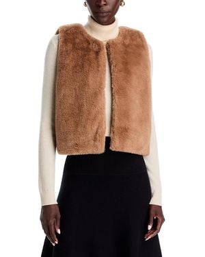 Echo Heirloom Sheared Faux Fur Vest - Black