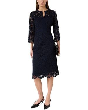 Gerard Darel Radia Lace Dress - Blue