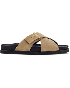Varley Esla Slide Sandals - Brown