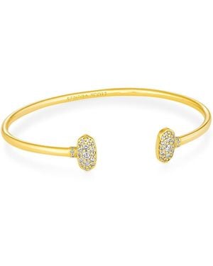 Kendra Scott Grayson Cubic Zirconia Cuff Bracelet - Metallic