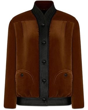 Blazé Milano Jealousy Coiba Collared Jacket - Brown