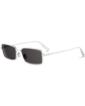 Dior Blacksuit Rectangular Sunglasses, 57Mm - White