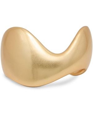 Reiss Selena Sculptural Cuff Bracelet - Natural